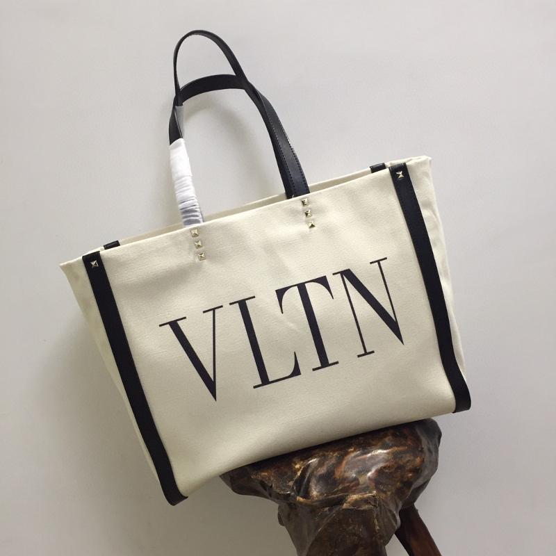Valentino Shoulder Tote Bags VA0978 white to black